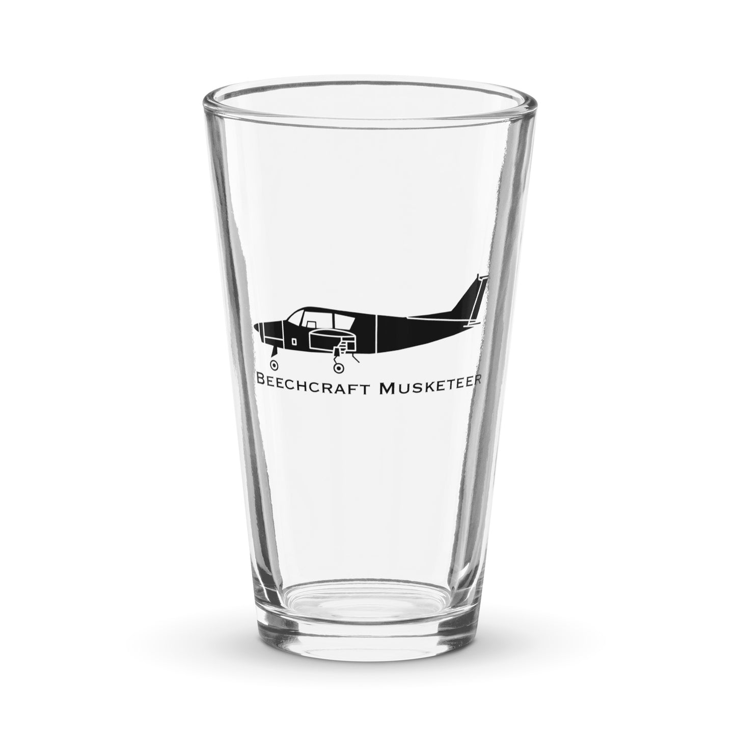 Custom Beechcraft Musketeer BE-23 Pint Glass