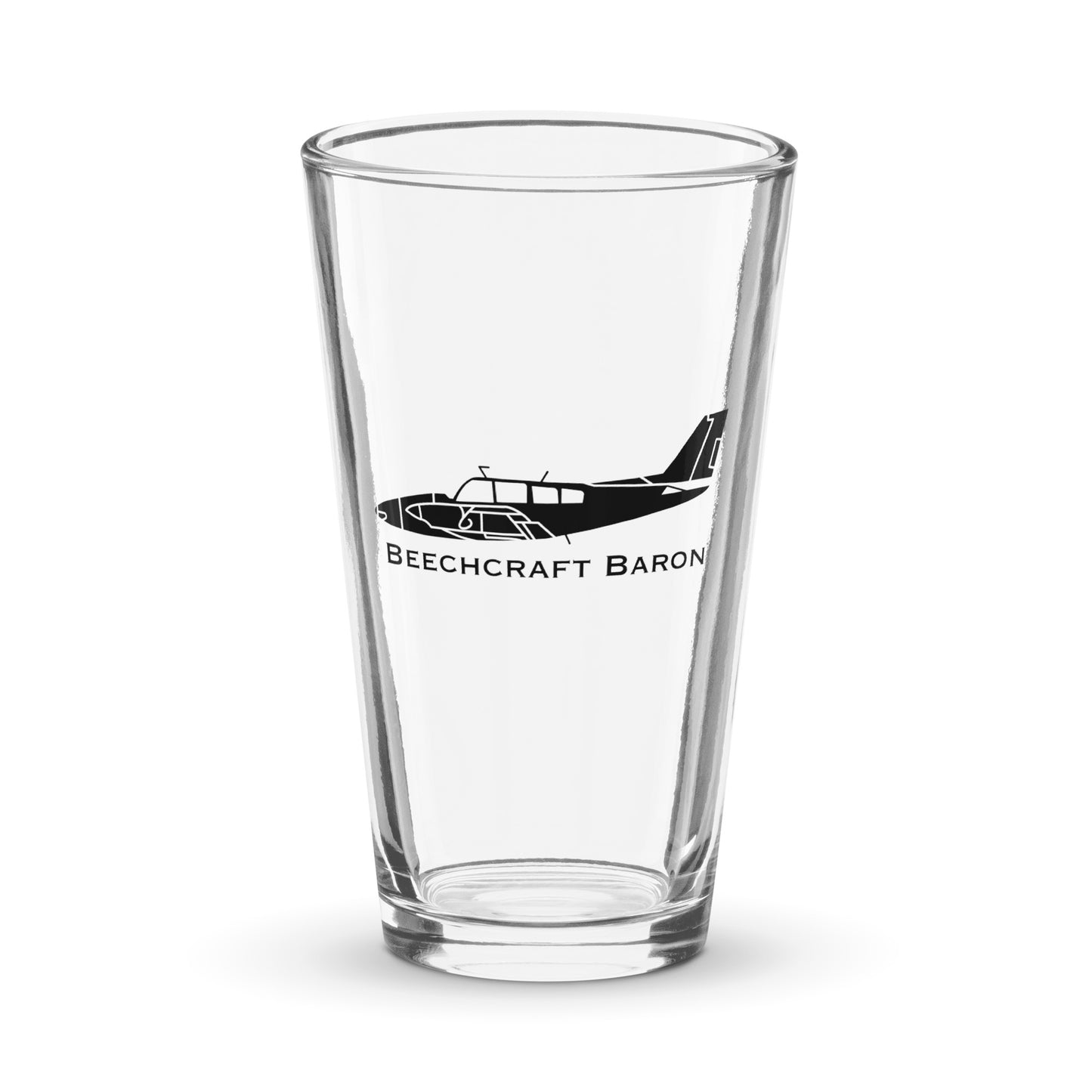 Custom Beechcraft Baron BE-55 Pint Glass