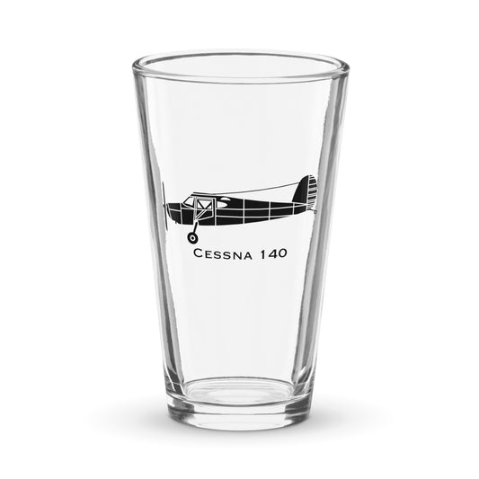 Custom Cessna 140 Pint Glass