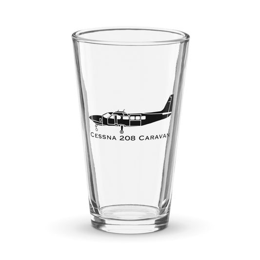 Custom Cessna Caravan Pint Glass