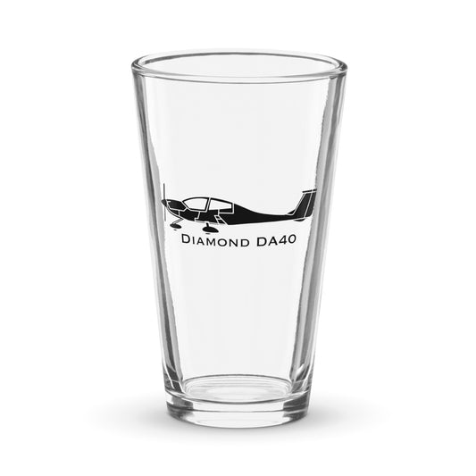 Custom Diamond Star DA-40 Pint Glass