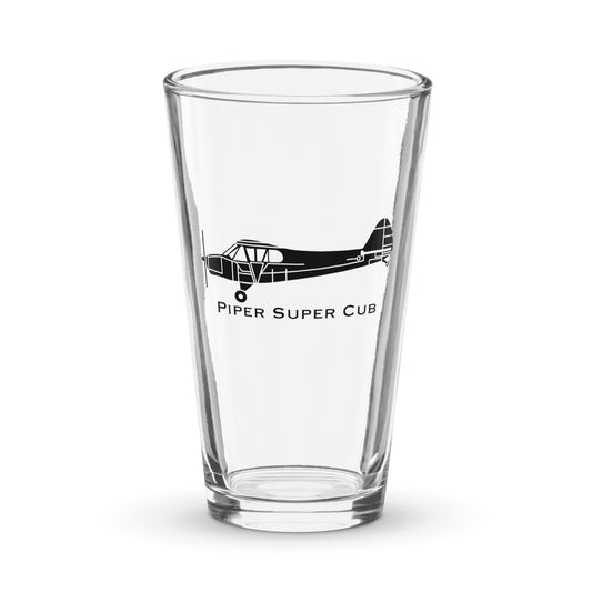 Custom Piper Super Cub PA-18 Pint Glass