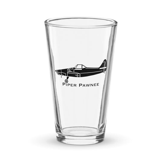 Custom Piper Pawnee PA-25 Pint Glass