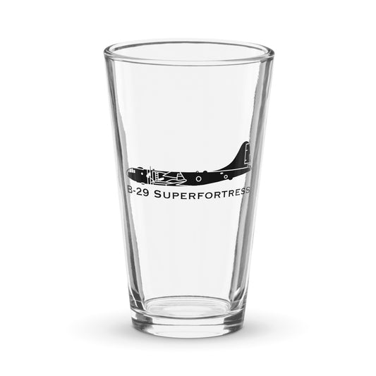 Custom Boeing B-29 Superfortress Pint Glass