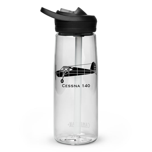 Cessna 140 Leak Proof Sports Water Bottle | Aircraft Thermos | Travel Flask