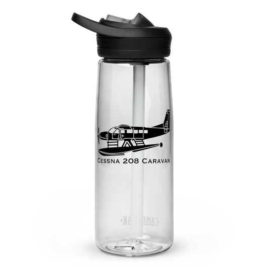 Cessna 208 Caravan Floatplane Leak Proof Sports Water Bottle | Aircraft Thermos | Travel Flask