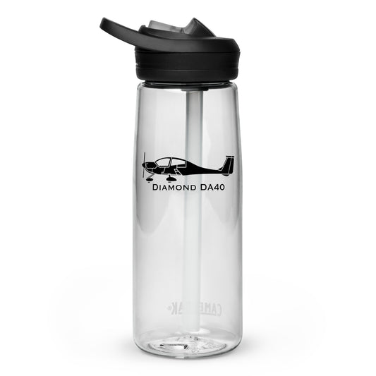 DA40 Diamond Star Leak Proof Sports Water Bottle | Aircraft Thermos | Travel Flask