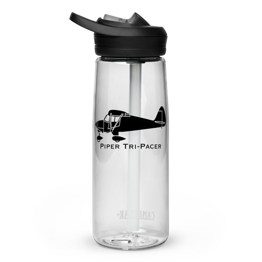 Piper PA-22 Tri-Pacer Leak Proof Sports Water Bottle | Aircraft Thermos | Travel Flask