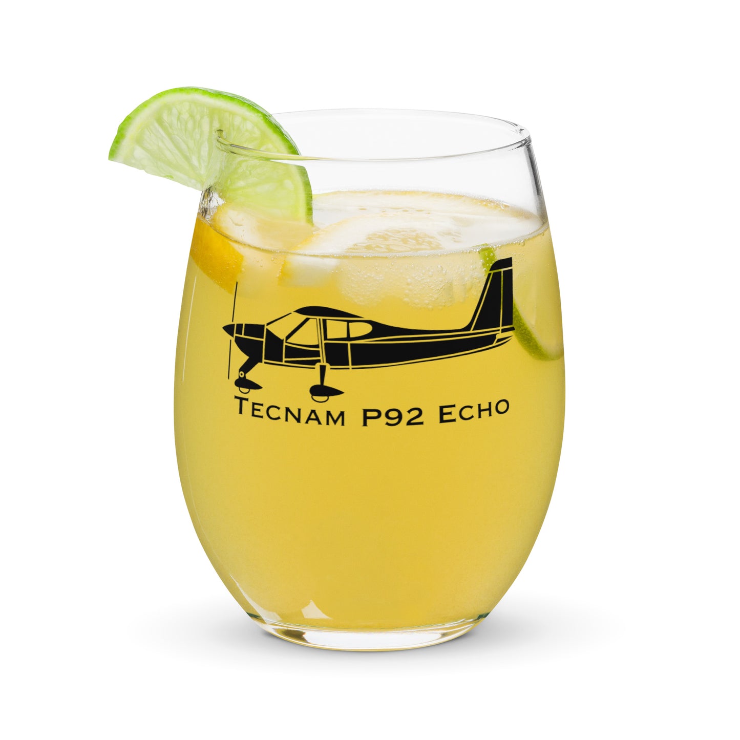 Tecnam P92 Echo Stemless Wine Glass, Tumbler