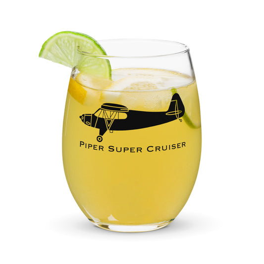 Piper Super Cruiser PA-12 Stemless Wine Glass, Tumbler