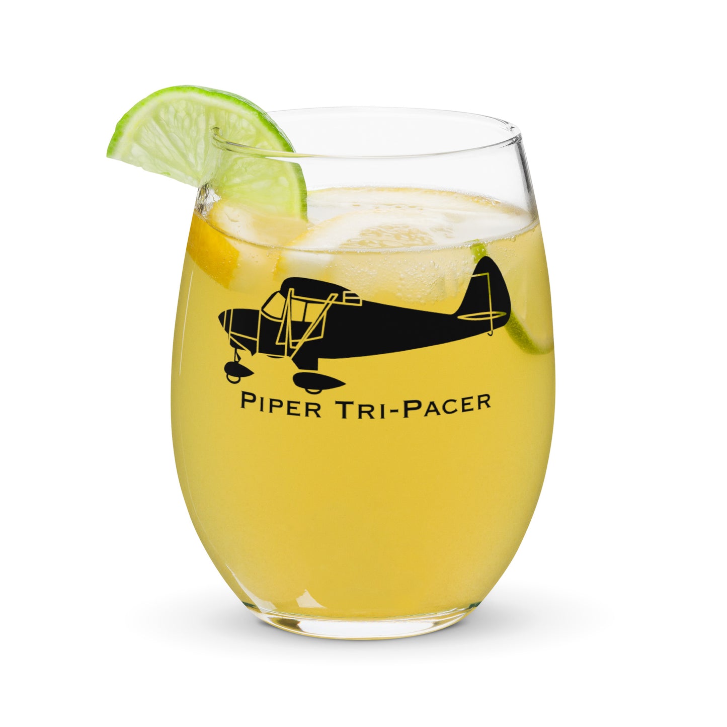 Piper Tri-Pacer PA-22 Stemless Wine Glass, Tumbler