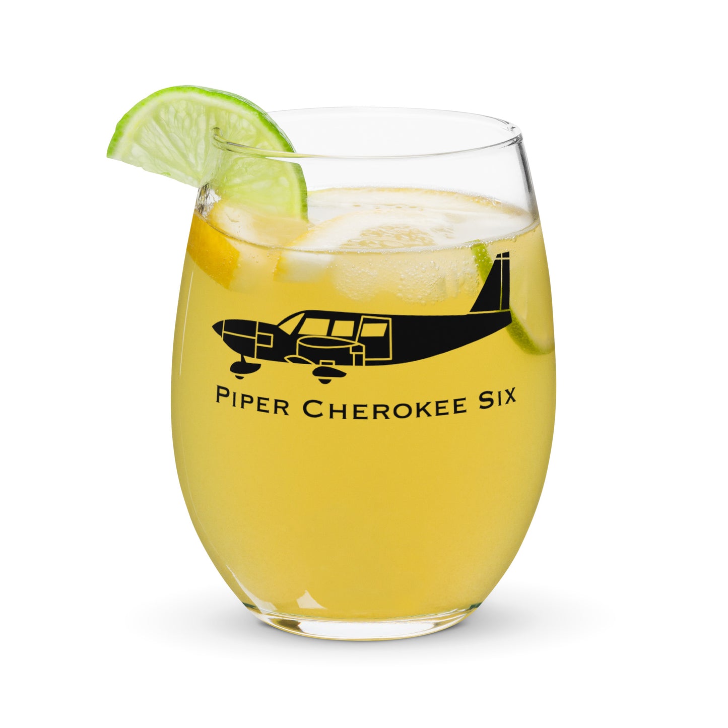 Piper Cherokee Six PA-32 Stemless Wine Glass, Tumbler