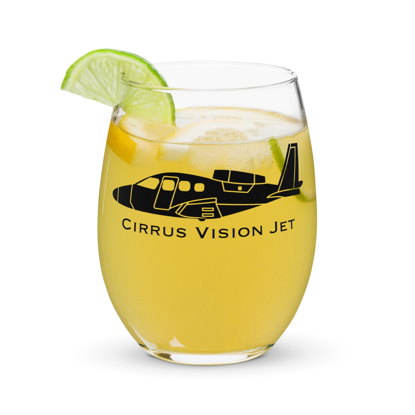 Cirrus Vision Jet SF-50 Stemless Wine Glass, Tumbler