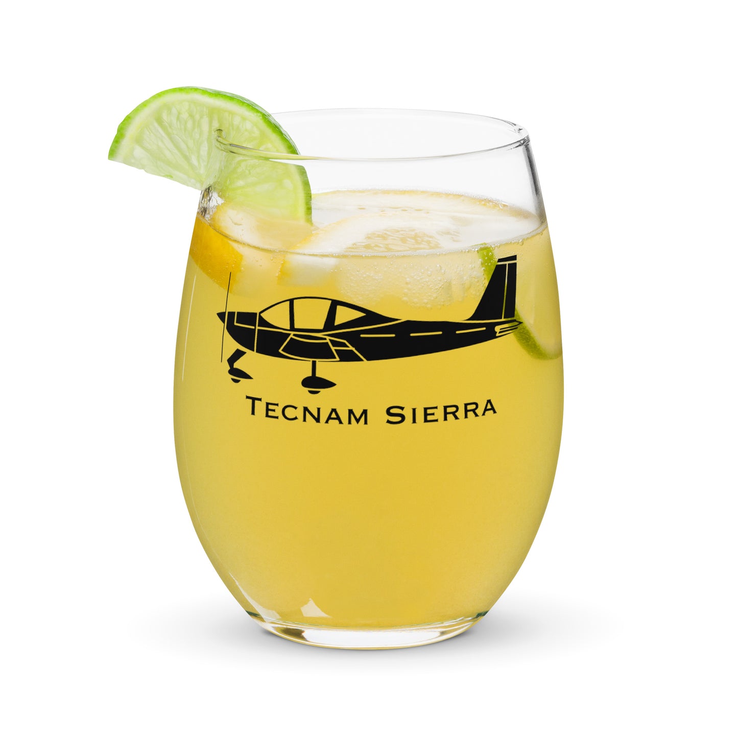 Tecnam Sierra SIRA Stemless Wine Glass, Tumbler