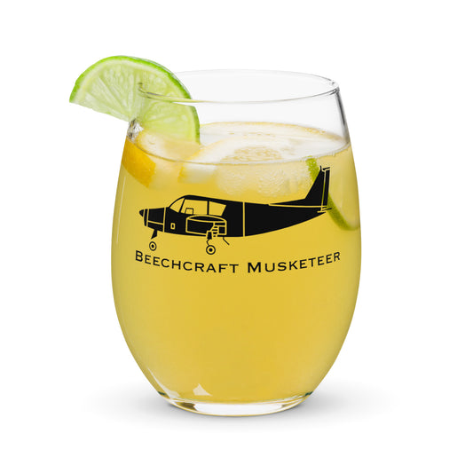 Beechcraft Musketeer BE-23 Stemless Wine Glass, Tumbler