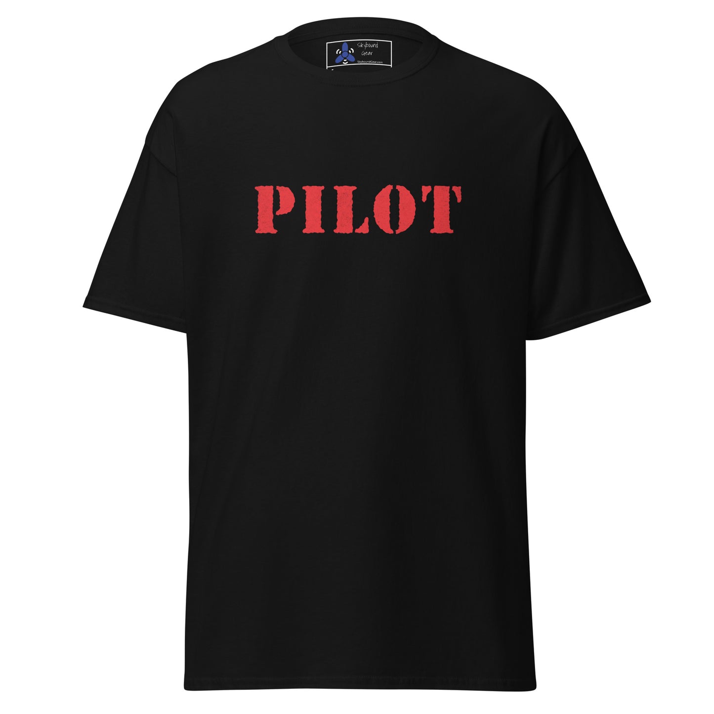 PILOT Distressed Red Logo T-Shirt