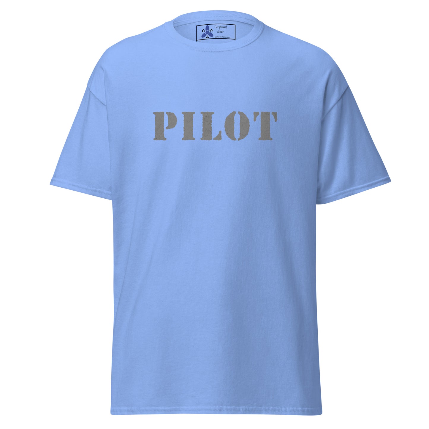 PILOT Distressed Gray Logo T-Shirt