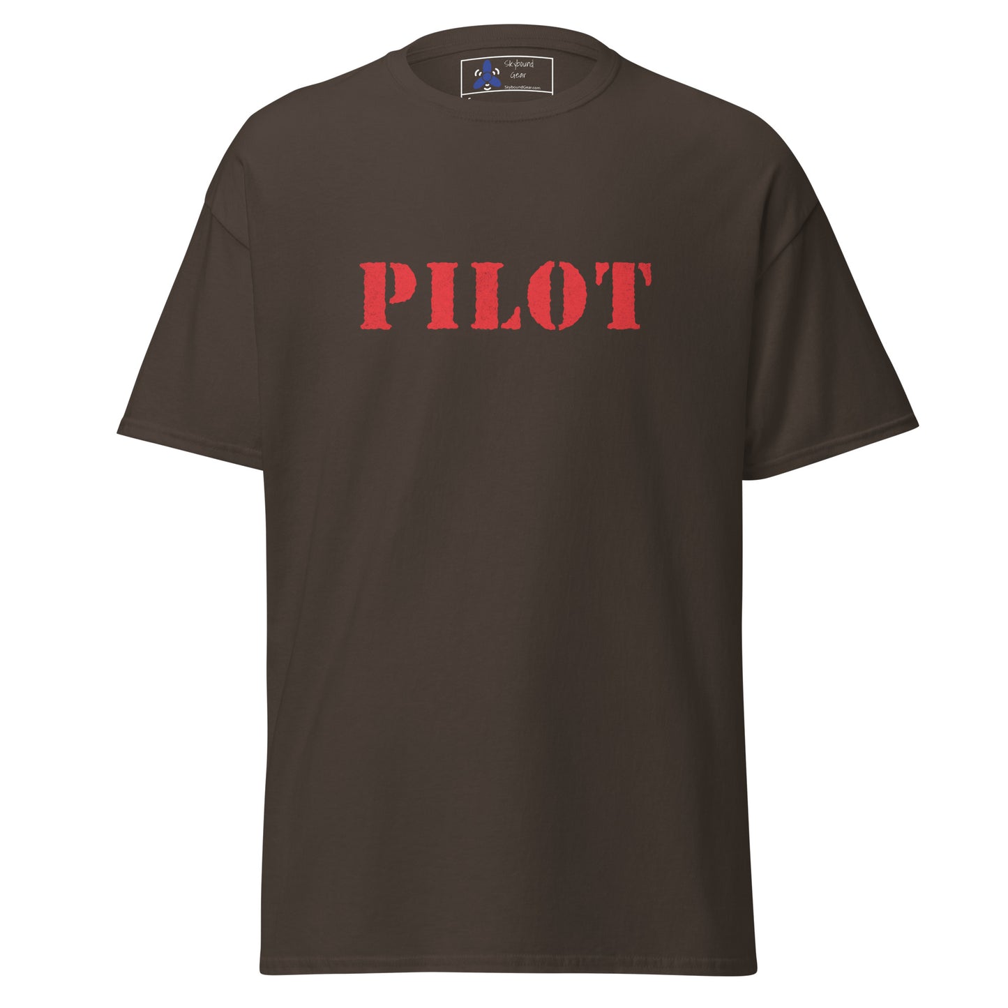 PILOT Distressed Red Logo T-Shirt