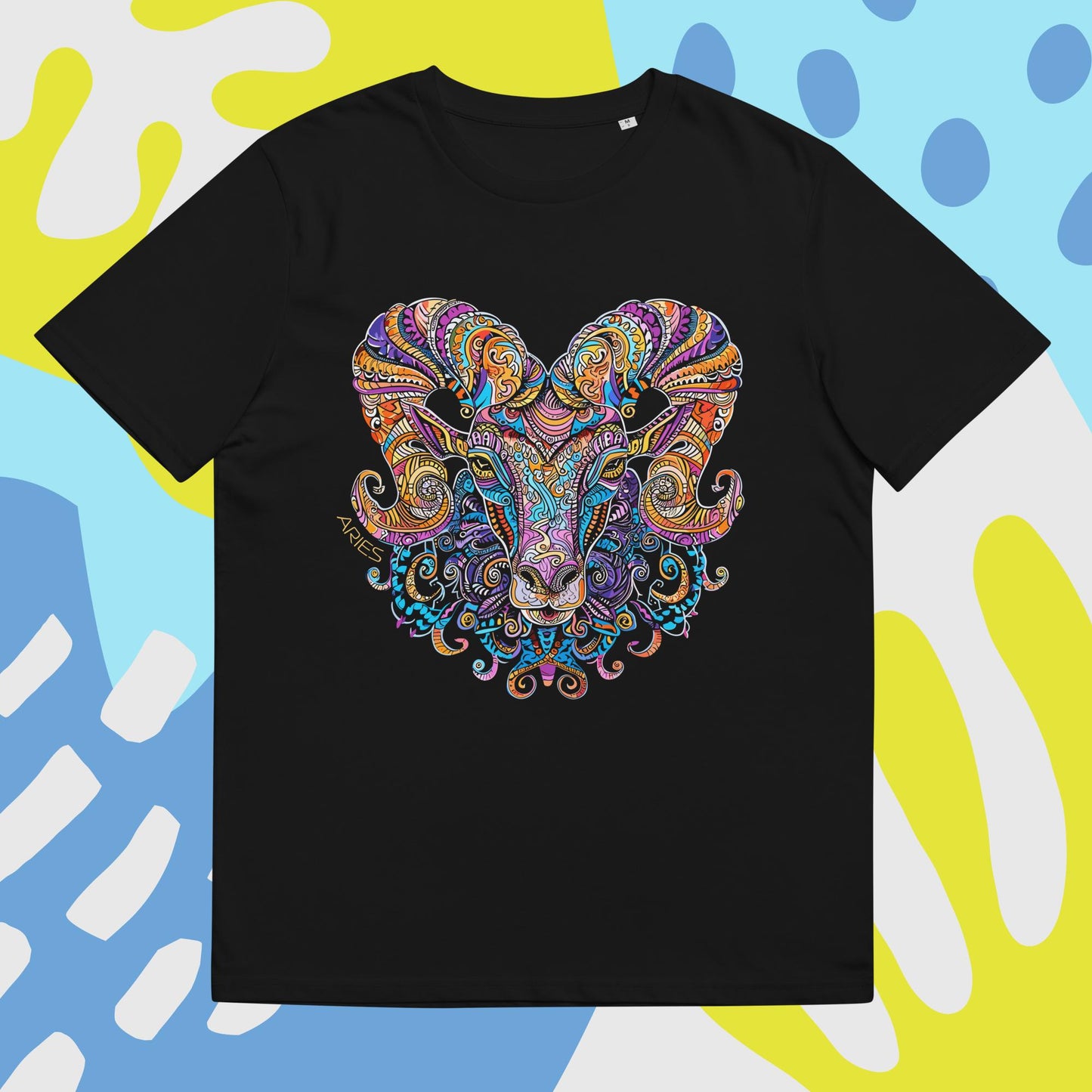 Aries Psychedelic Zodiac Sign T-Shirt | Exclusive Design