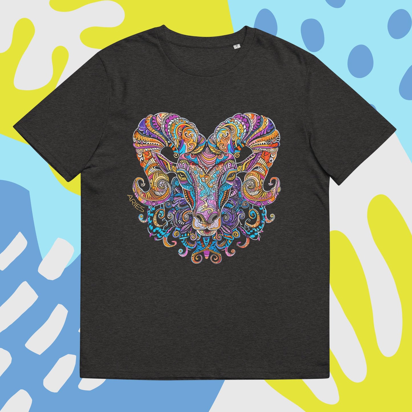 Aries Psychedelic Zodiac Sign T-Shirt | Exclusive Design