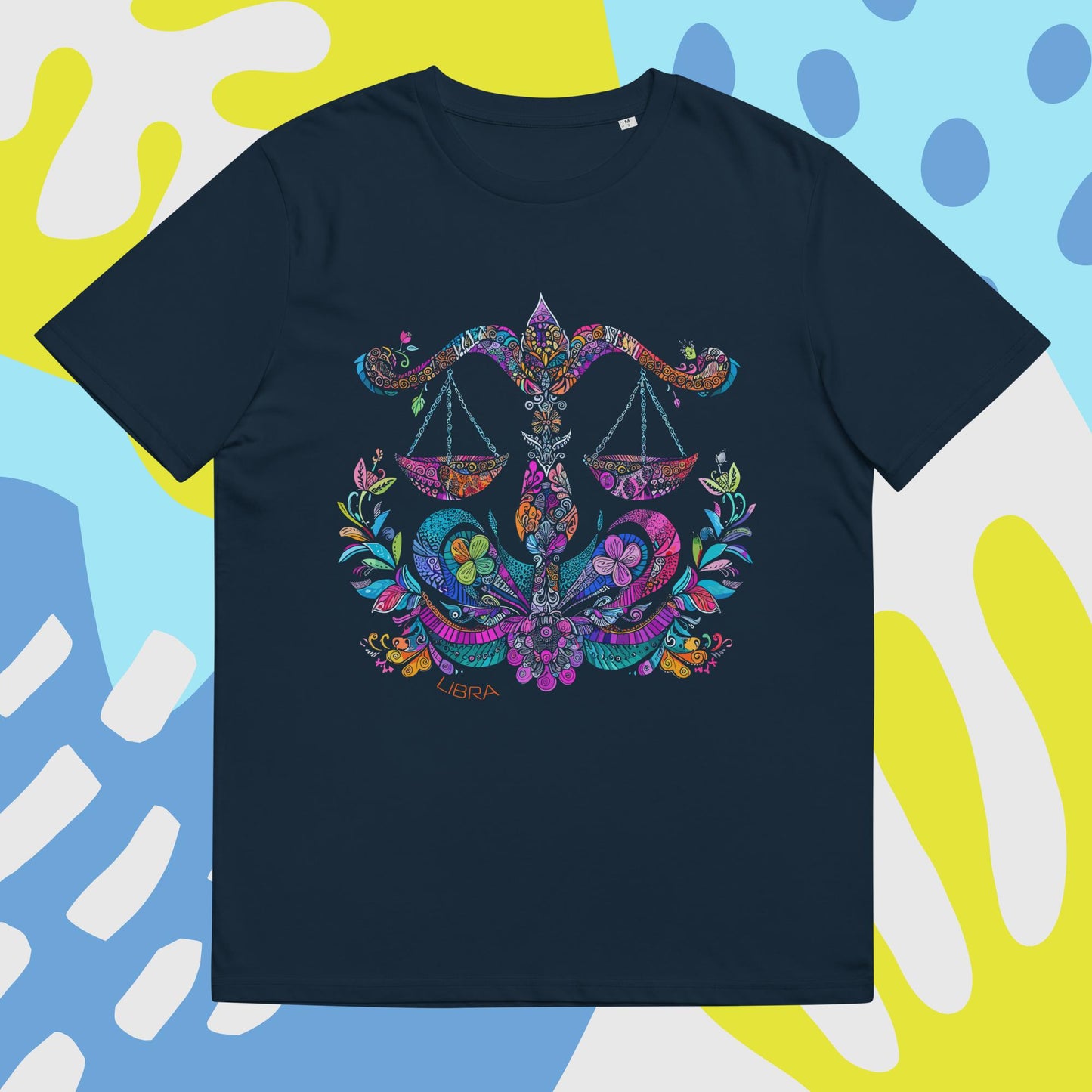 Libra Psychedelic Zodiac Sign T-Shirt | Exclusive Design