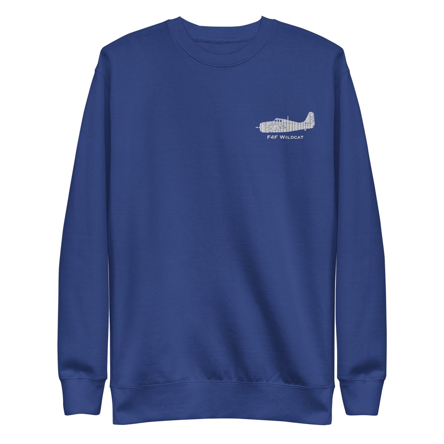 Grumman F4F Wildcat Custom Embroidered Logo Sweatshirt