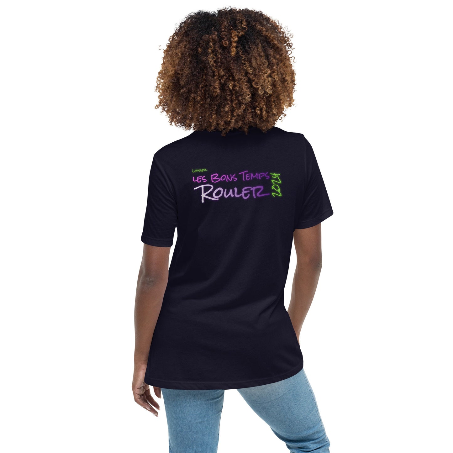 Womens Mardi Gras T-shirt | Laissez les Bons Temps Rouler Tee