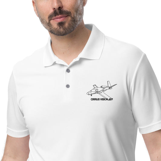 Cirrus Vision Jet (SJ50) Men's Premium Embroidered Polo