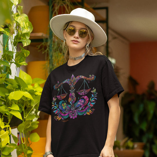 Psychedelic Zodiac Sign T-Shirt | Exclusive Designs