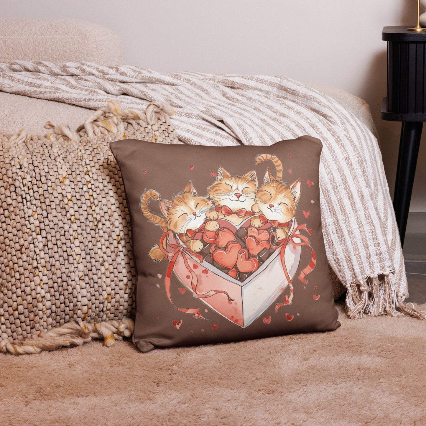 Blissful Kittens Accent Pillow